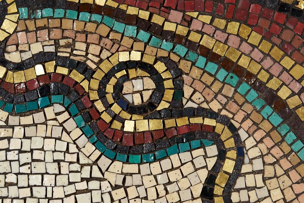 Early 20th Century Mosaic Wall Panel 