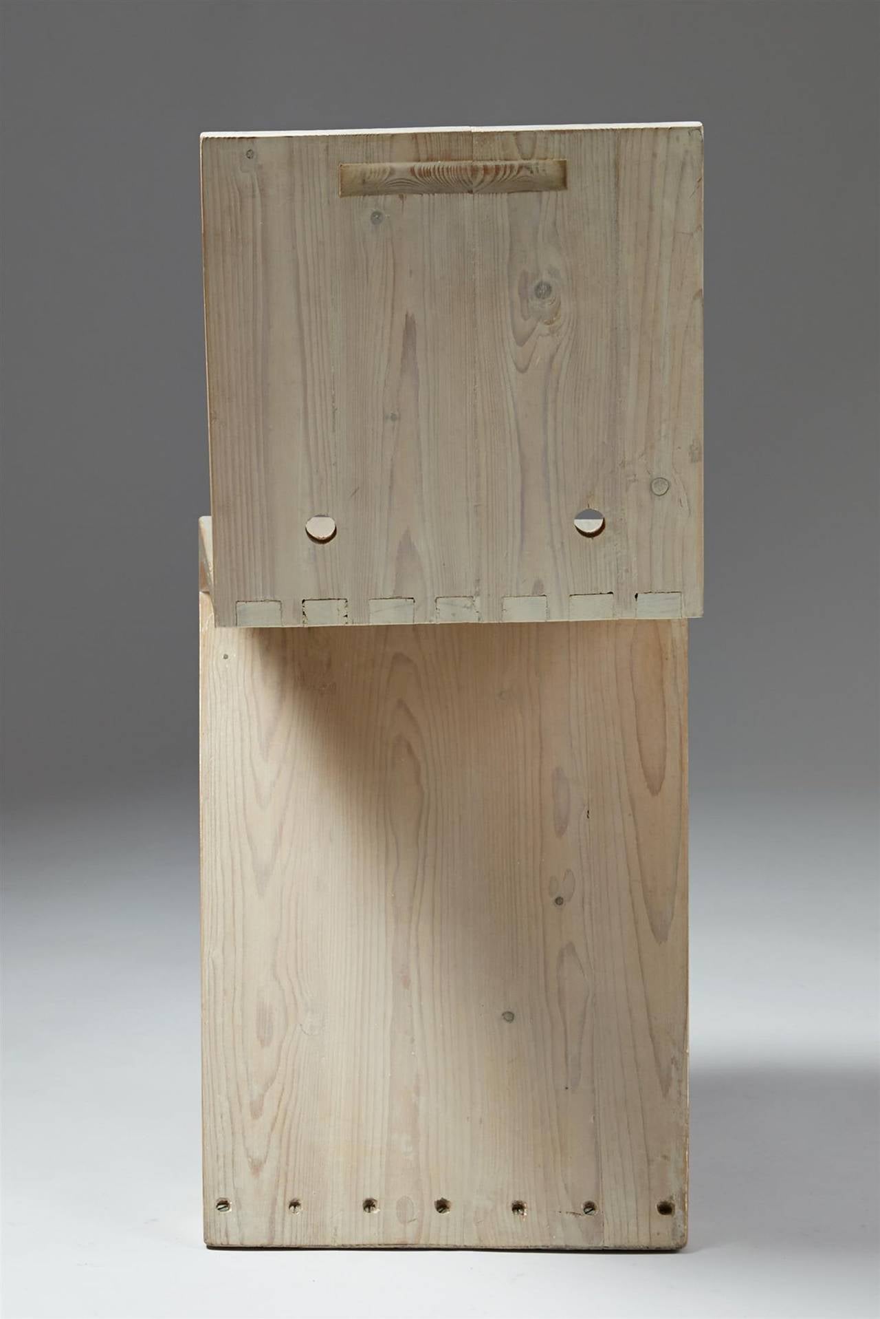 Dutch Zig Zag Chair Designed by Gerrit Rietveld for G.A. van de Groenekan, Holland