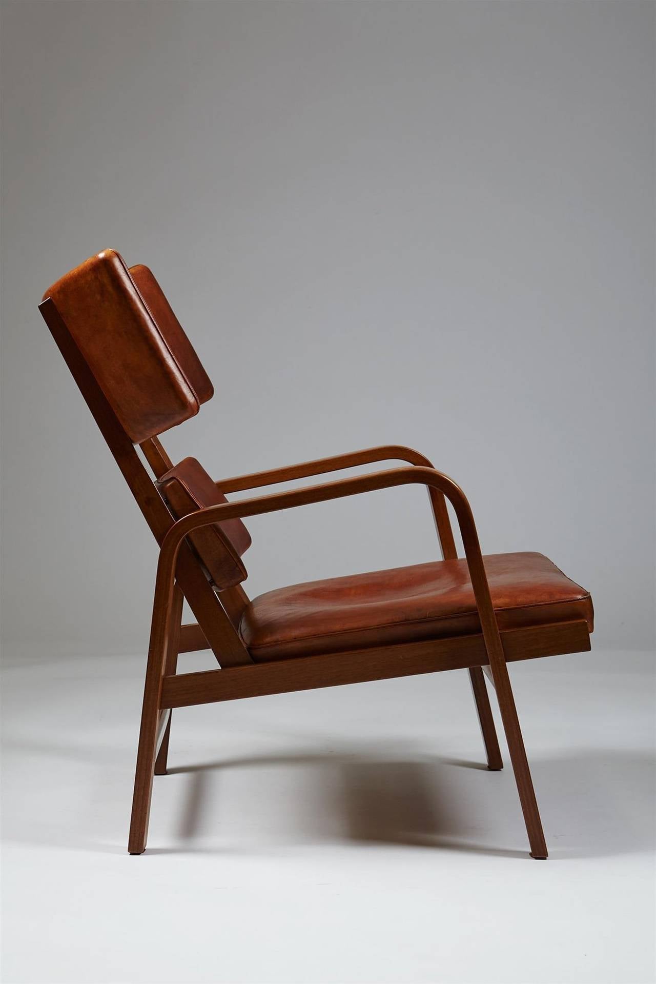 Acajou Fauteuils Designés par Magnus Stephensen, Danemark, 1963