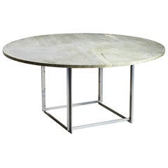 Dining Table "PK54" Designed by Poul Kjaerholm for E. Kold Christensen, 1963