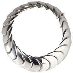 Sterling Silver Bracelet for Hans Hansen’s Eft., Denmark, 1980s 3
