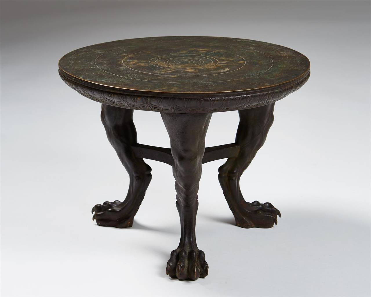 Bronze Tripod Stand Made by Sabatini de Angelis and Fils, Italy, circa 1900