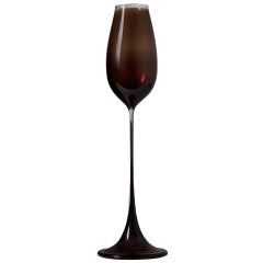Tulip Glass Designed by Nils Landberg for Orrefors, Sweden, 1957