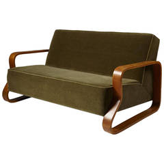 Sofa, Model 544, Designed by Alvar Aalto for Artek, Finland, 1932