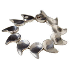 Bracelet designed by Nanna Ditzel for A. Michelsen, Denmark. 1960's.