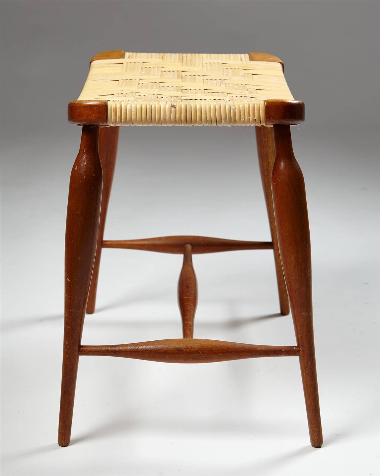 Stool Designed by Josef Frank for Svenskt Tenn, Sweden, 1950s