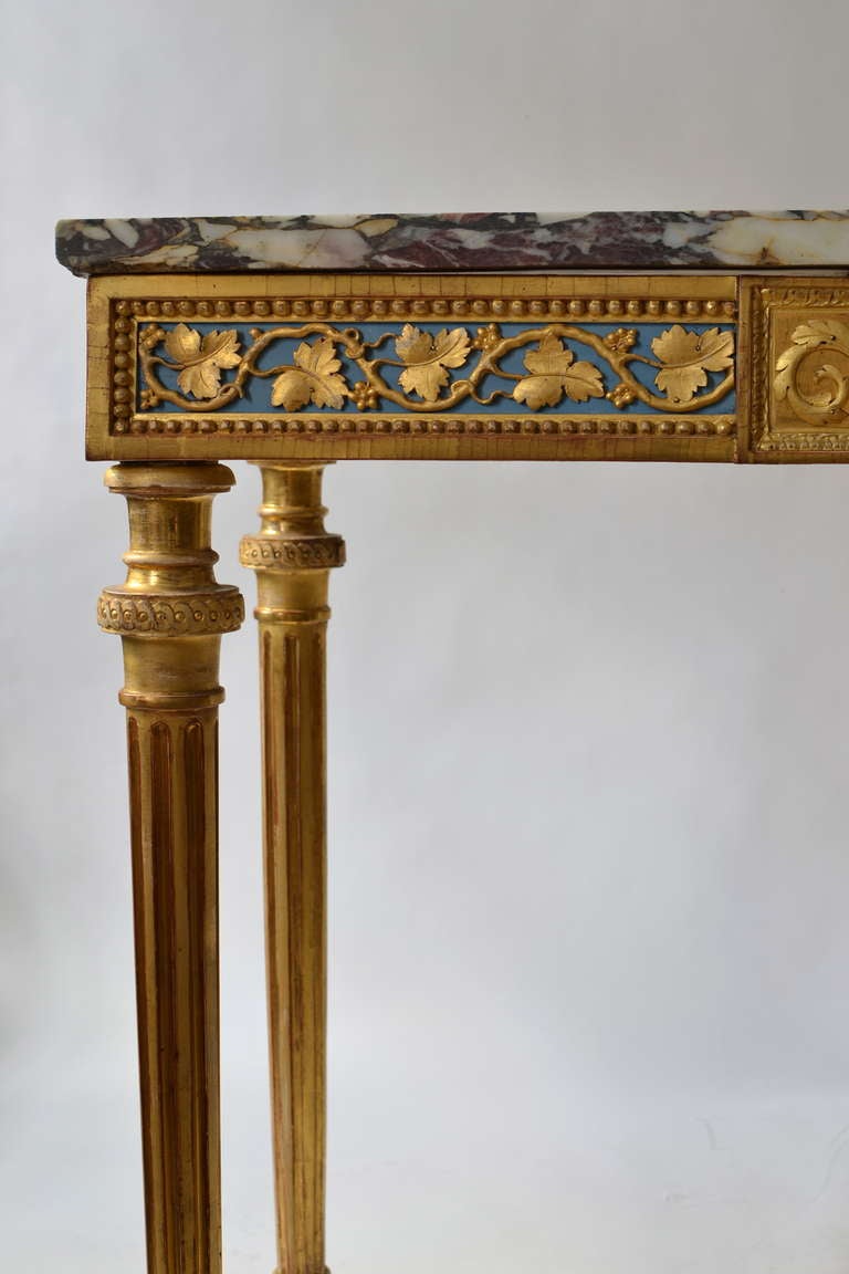Important Pair of Gustavian Console Tables by Per Ljung, Stockholm circa 1790 3