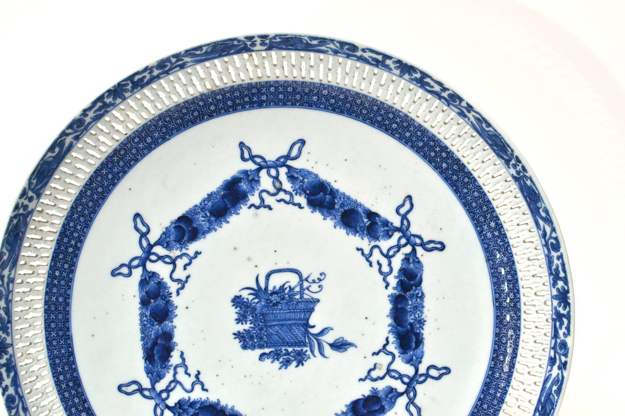 Blue And White Plates pair of chinese blue and white plates, late 18th century or circa Blue And White Plates pair of chinese blue and white plates, late 18th century or circa