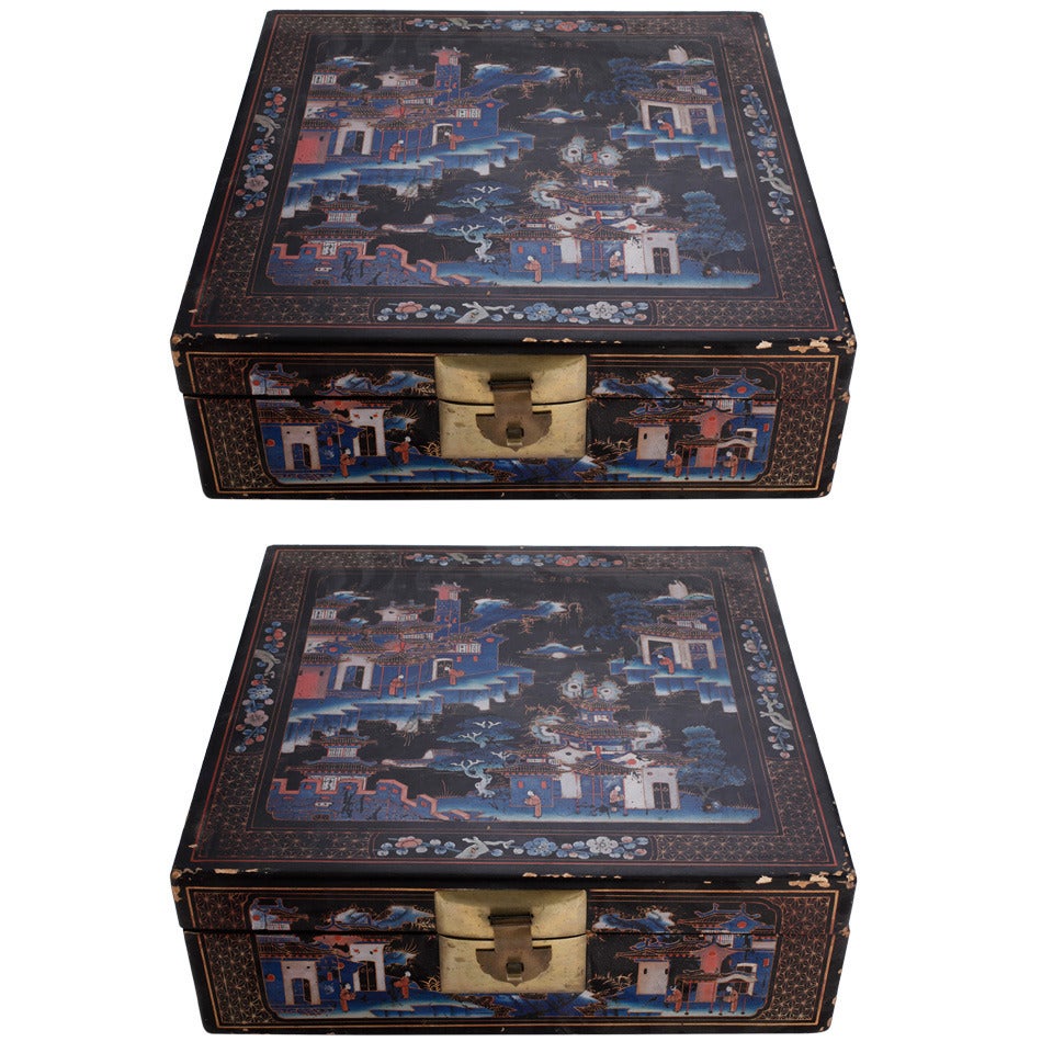 One Chinese Lacquer Box