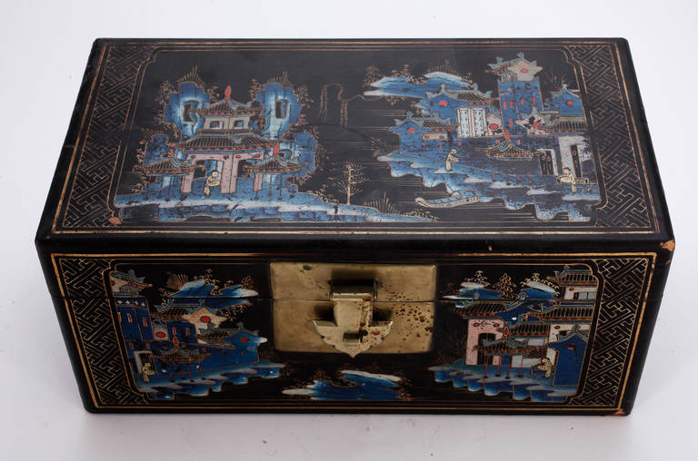 20th Century One Chinese Lacquer Box