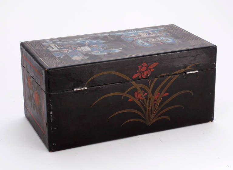One Chinese Lacquer Box 2