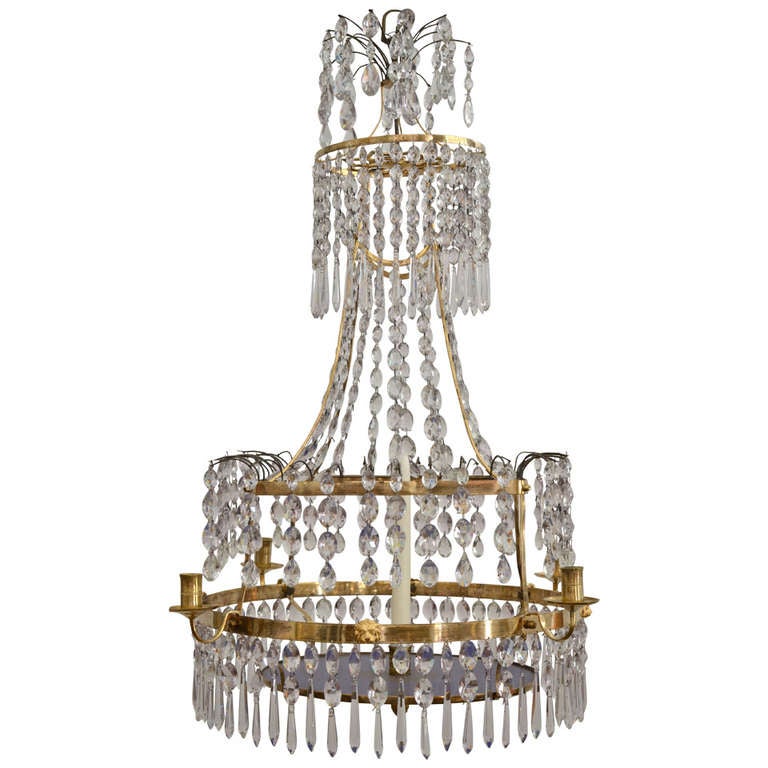 Swedish Gustavian Chandelier, Stockholm, Circa 1810 For Sale At Swedish Gustavian Chandelier, Stockholm, circa 1810 1 - Swedish Gustavian Chandelier, Stockholm, Circa 1810 For Sale At