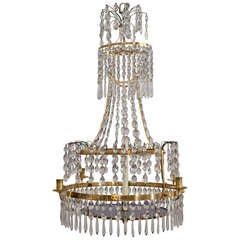 Swedish Gustavian Chandelier, Stockholm, circa 1810 4