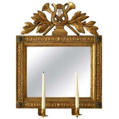 Swedish Empire Giltwood Mirror, Gothenburg circa 1820