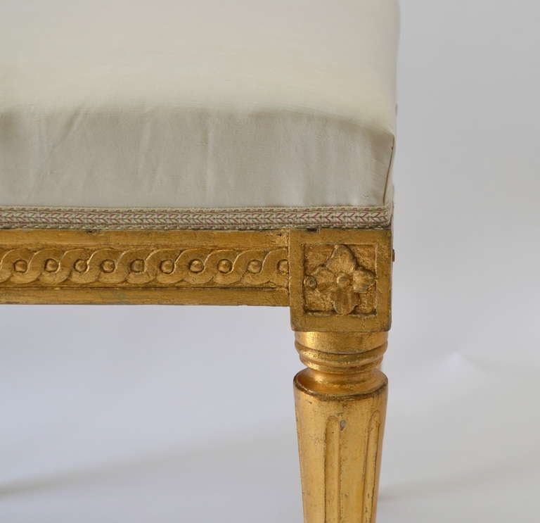 18th Century and Earlier A Pair of Swedish Gustavian Stools, Circa 1790