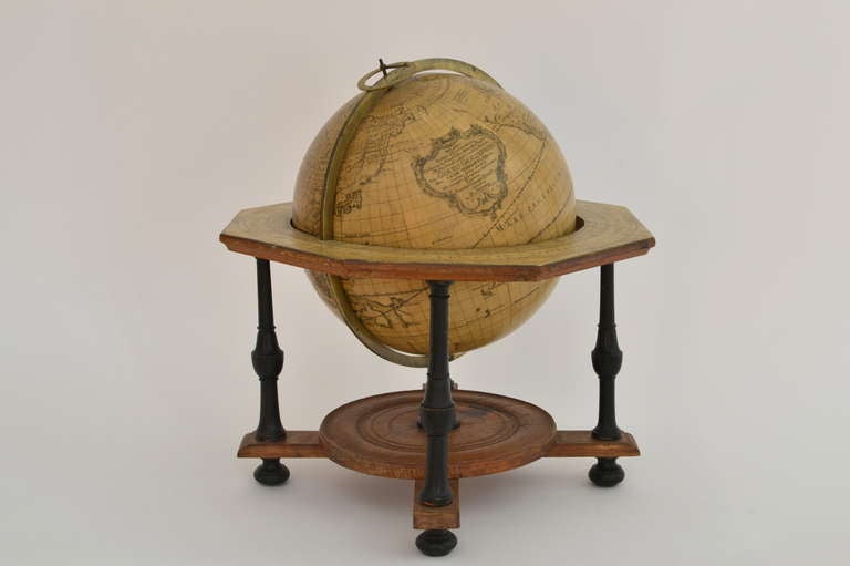 Baroque Important Pair of Terrestrial and Celestial Globes, Stockholm, 1759
