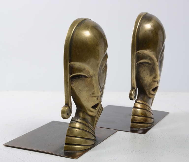 Bookends by Carl-Einar Borgström for Ystad Metall Art Deco 1930's Swedish In Good Condition In Stockholm, SE