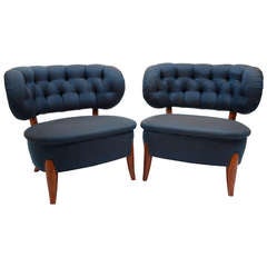 Pair of Swedish Chairs by Otto Schulz / Schultz