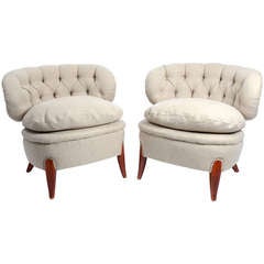 Pair of Swedish Chairs by Otto Schulz / Schultz