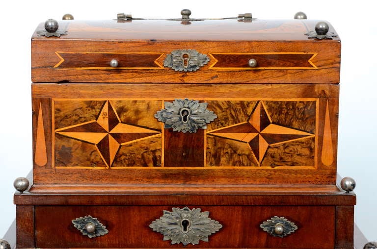 Monumental Antique Jewelry Box, 1760-1780 3