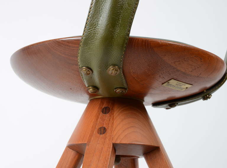 Mid-20th Century Stool by Tove & Edvard Kindt-Larsen manufactured by Thorald Madsens, Denmark