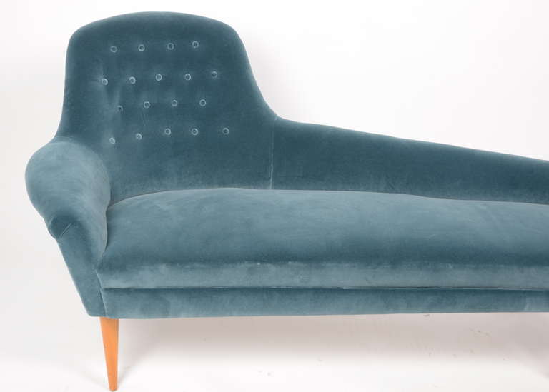 Kerstin Horlin Holmqvist Daybed Chaise Longue 1950's for NK Sweden In Excellent Condition In Stockholm, SE