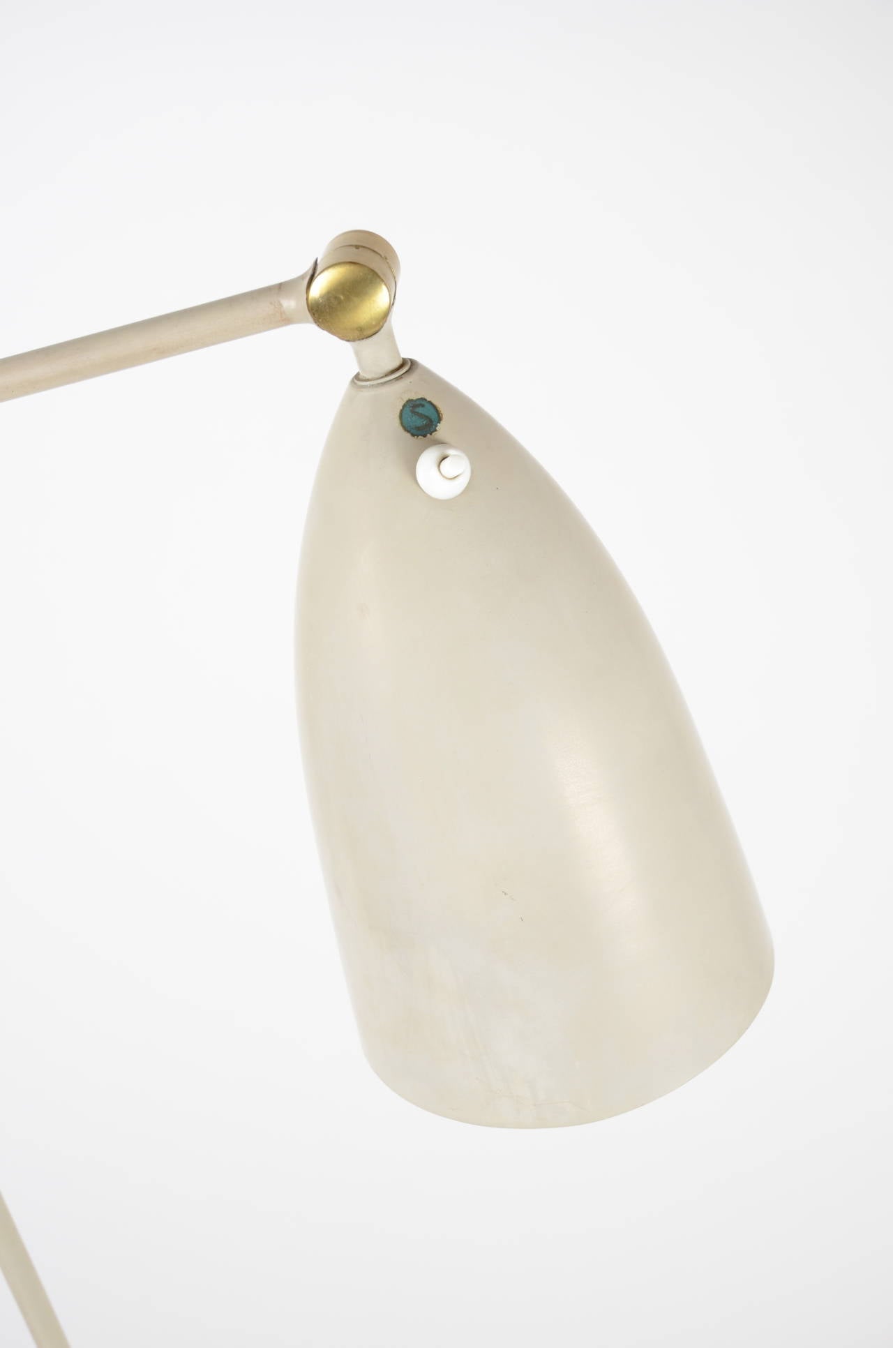 Greta Magnusson Grossman "Grasshopper" G-33 Floor Lamp by Bergboms