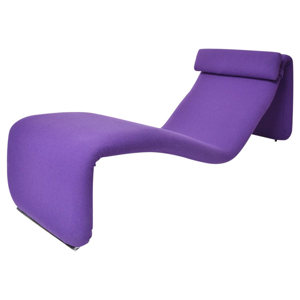 Chaise Longue Designed By Olivier Mourgue, France 1960's