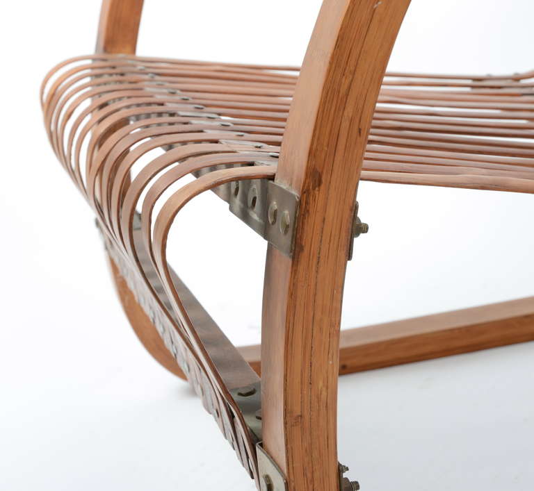 Mid-Century Modern Arm Chair attr. Charlotte Perriand. Bamboo Japan ~ 1941