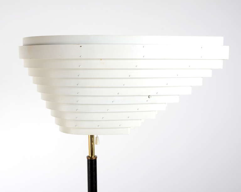 Angel Wing Floor Lamp by Alvar Aalto for Valaistustyö, Finland, 1950's