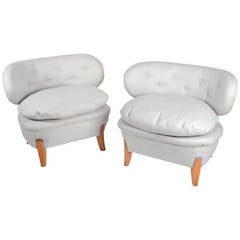Pair of "Schulz" Easy Chairs by Otto Schulz for Boet, 1936