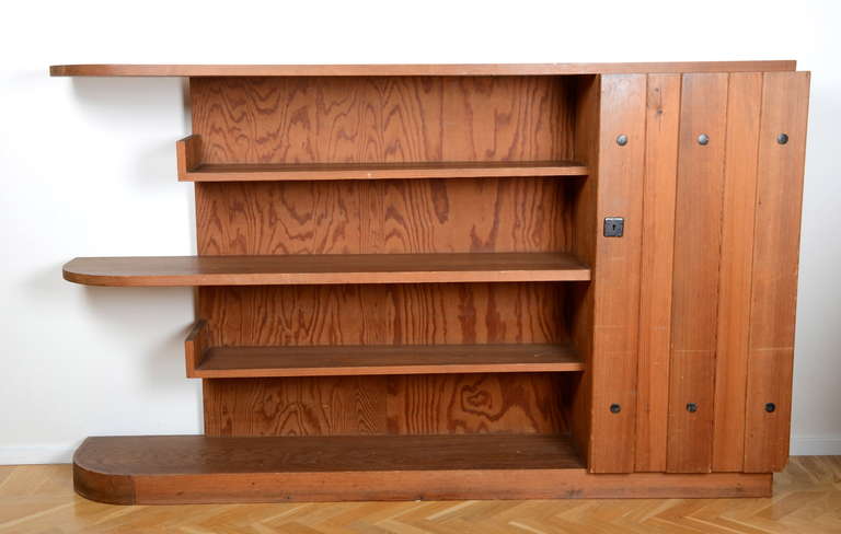 Bookcase Designed by Axel Einar Hjorth for Nordiska Kompaniet, (NK), Sweden, 1930's