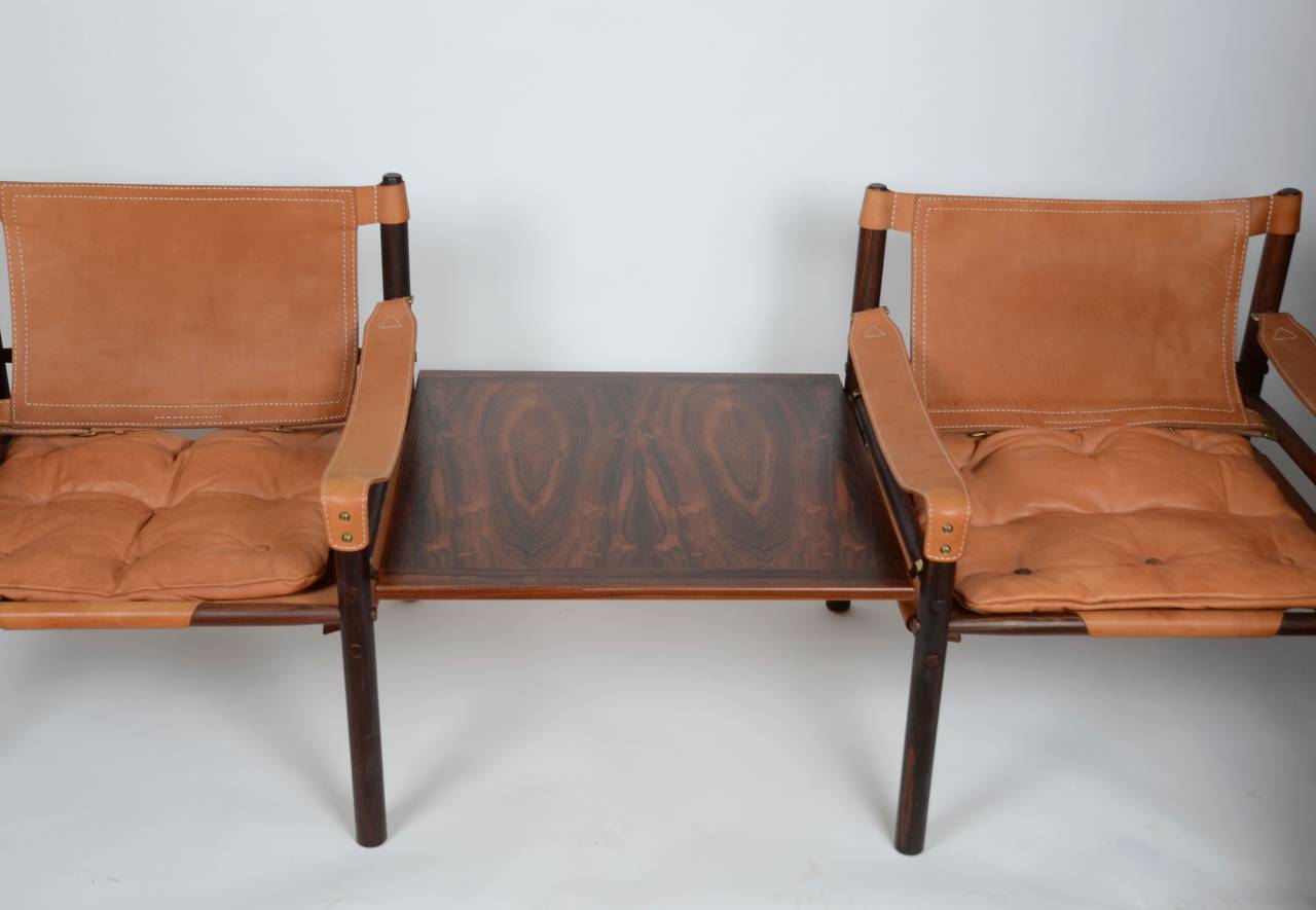 Arne Norell, a Pair of Safari Chairs 