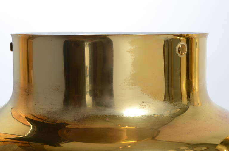 Table Lamps, Brass and Leather, Ateljé Lyktan, Sweden, 1960s 1