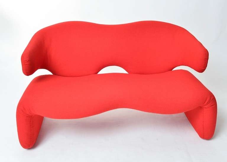 French Djinn Sofa designed by Olivier Mourgue, France, 1965