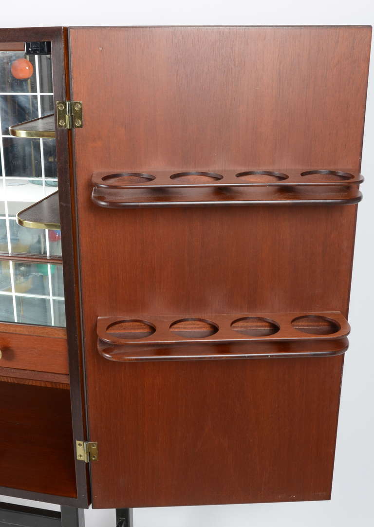 Bar cabinet with intarsia by firm 