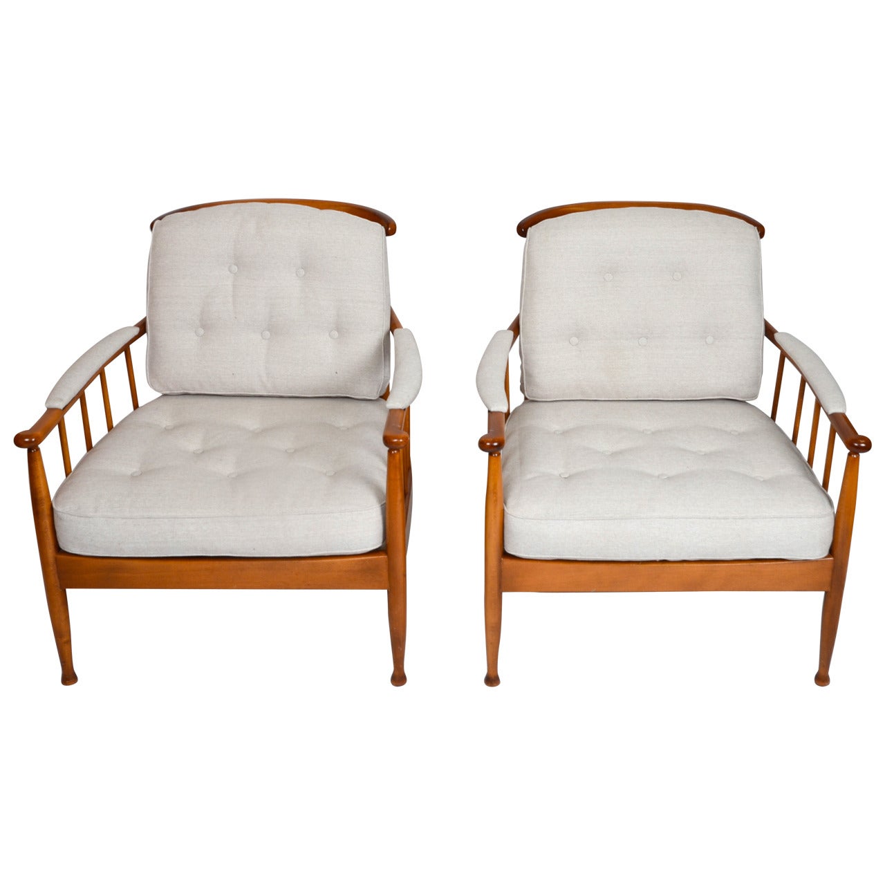 Pair of Skrindan Lounge Chairs by Kerstin Hörlin-Holmquist for OPE Möbler