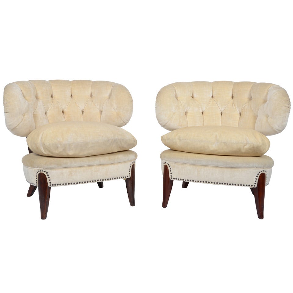 Pair of Swedish Chairs by Otto Schulz