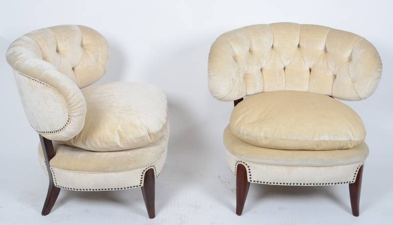 Pair of Swedish Chairs by Otto Schulz 1