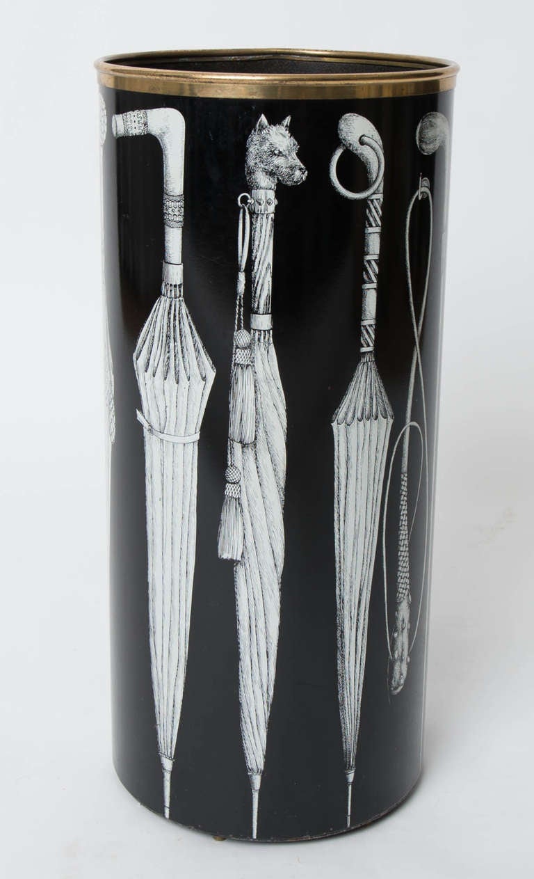 Piero Fornasetti Umbrella Stand Whips / Canes / Umbrellas at 1stdibs