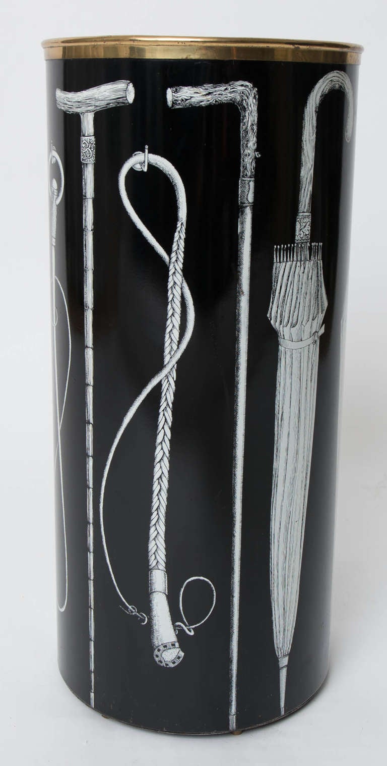 Piero Fornasetti Umbrella Stand Whips / Canes / Umbrellas