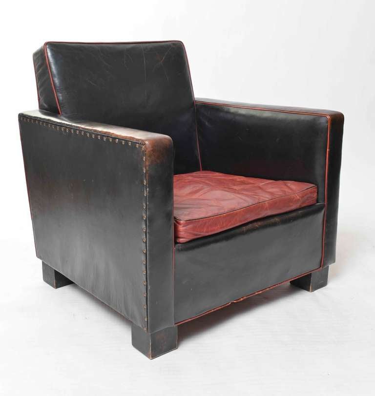 Swedish Björn Trägårdh, Josef Frank for Svenskt Tenn, 1930s Deco Club Chairs