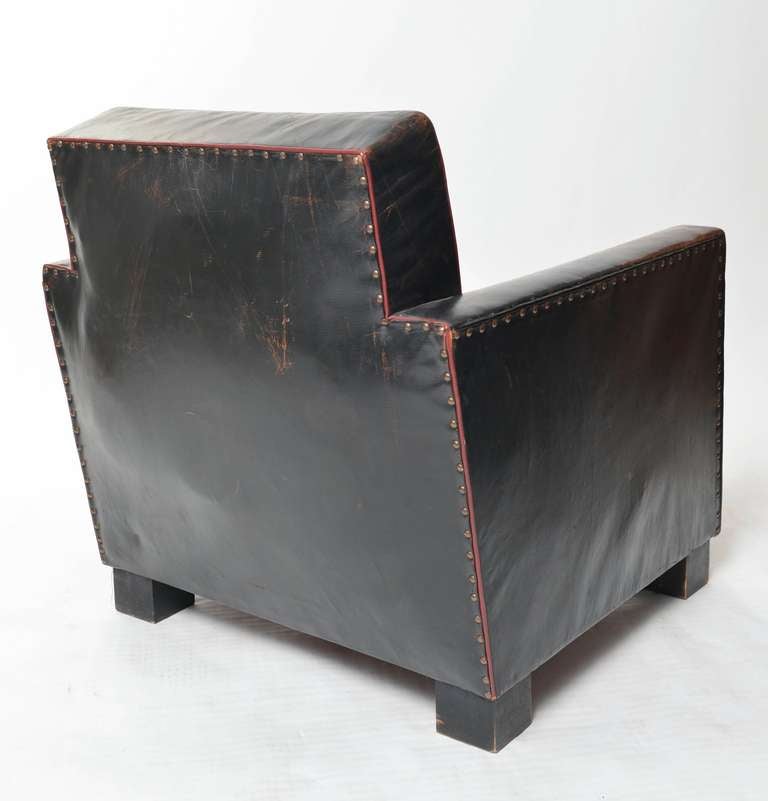 Scandinavian Modern Björn Trägårdh, Josef Frank for Svenskt Tenn, 1930s Deco Club Chairs