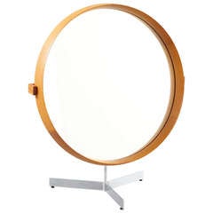 Teak Table Mirror by Luxus, Sweden