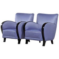 Pair of Art Deco armchairs 2