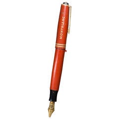 Retro Large Montblanc Pen in Metal, circa 1950