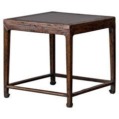 Center table with "Puddingstone" table top 9