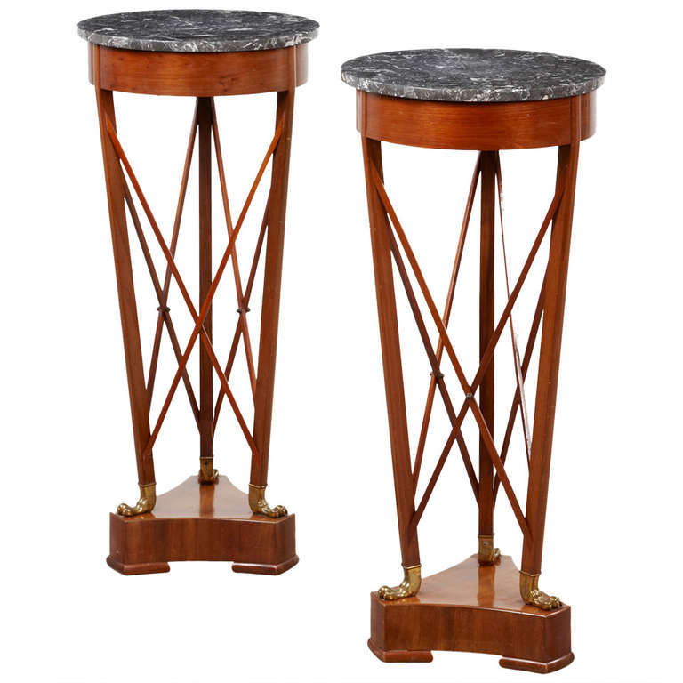 Pair of Art Deco Pedestals For Sale at 1stDibs