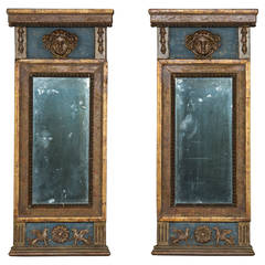 Pair of Decorative Gustavian Mirrors