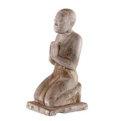 Sandstone Monk from Pagode in Burma